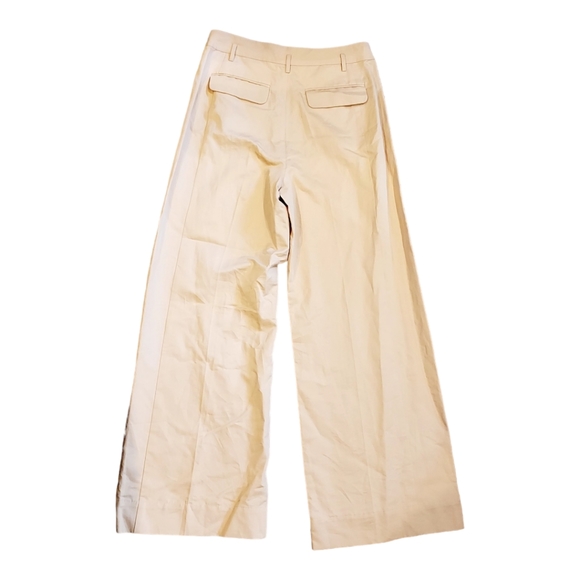 FRAME Linen Cotton High Waist Wide Leg Pants size 16 - Picture 2 of 9